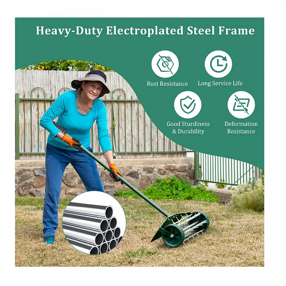 Εξαερωτήρας Γκαζόν Χειρός 46 x 23 x 127 cm Costway GT3425