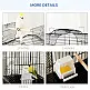 PawHut Bird Cage με 3 κούρνιες, 2 μπολ και 2 πλαϊνές πόρτες, σε ατσάλι, PP και ξύλο, 46x36x130 cm, Μαύρο D10-077 PawHut Bird Cage με 3 κούρνιες, 2 μπολ και 2 πλαϊνές πόρτες, σε ατσάλι, PP και ξύλο, 46x36x130 cm, Μαύρο D10-077