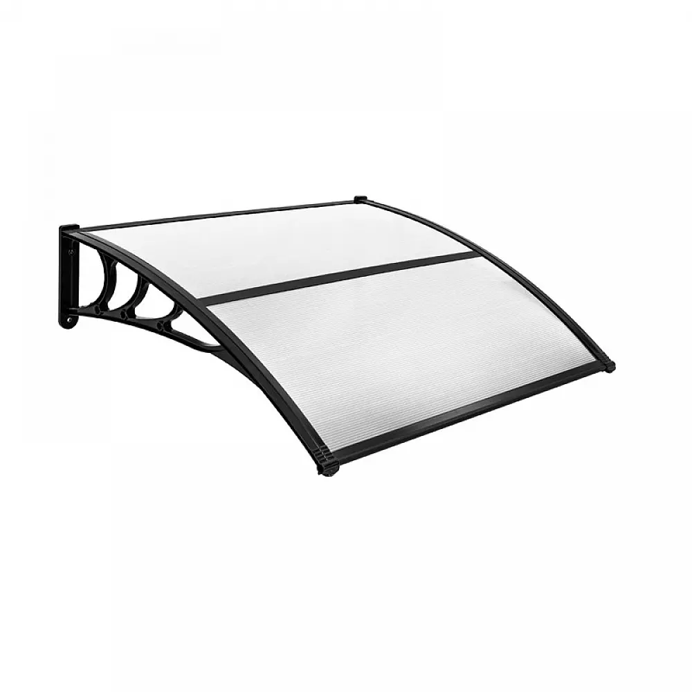 Πλαστικό Κιόσκι - Τέντα Πόρτας Εισόδου 122 x 99 x 28 cm Costway NP11229GR
