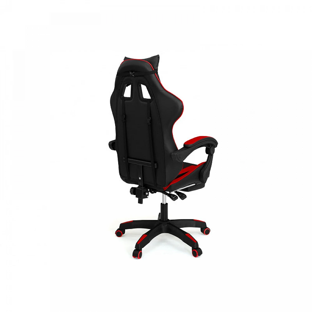 Καρέκλα Gaming με Υποπόδιο 63 x 62 x 114-124 cm Χρώματος Κόκκινο - Μαύρο Idomya 30078800 Καρέκλα Gaming με Υποπόδιο 63 x 62 x 114-124 cm Χρώματος Κόκκινο - Μαύρο Idomya 30078800