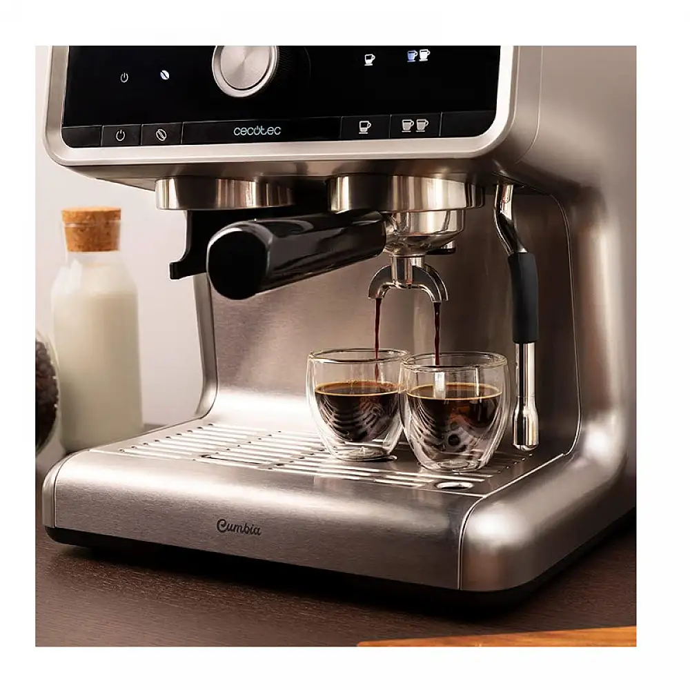 Καφετιέρα Power Espresso 20 Barista Cream με Μύλο Άλεσης Καφέ Cecotec CEC-01589