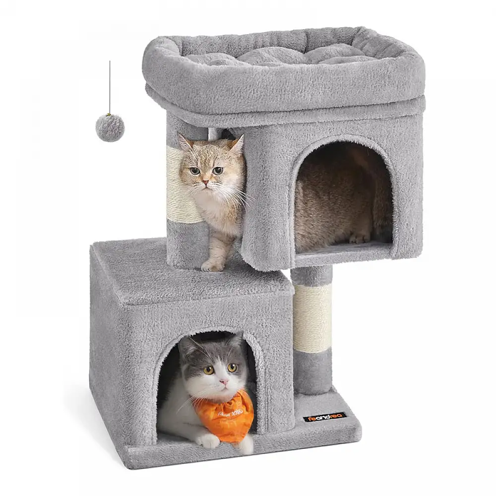 Δέντρο Γάτας - Ονυχοδρόμιο 40 x 30 x 67 cm Γκρι PCT611W01 Feandrea