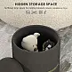 HOMCOM Storage Pouf 120 kg max για Σαλόνι, Είσοδο και Υπνοδωμάτιο, σε πολυεστέρα, 36x36x44 cm, Γκρι 838-439V00GY HOMCOM Storage Pouf 120 kg max για Σαλόνι, Είσοδο και Υπνοδωμάτιο, σε πολυεστέρα, 36x36x44 cm, Γκρι 838-439V00GY