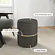 HOMCOM Storage Pouf 120 kg max για Σαλόνι, Είσοδο και Υπνοδωμάτιο, σε πολυεστέρα, 36x36x44 cm, Γκρι 838-439V00GY HOMCOM Storage Pouf 120 kg max για Σαλόνι, Είσοδο και Υπνοδωμάτιο, σε πολυεστέρα, 36x36x44 cm, Γκρι 838-439V00GY