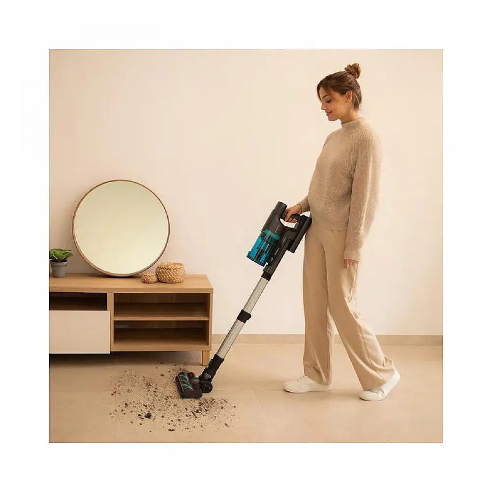 Ηλεκτρική Σκούπα 3 σε 1 Χωρίς Σακούλα με Αυτοκαθαριζόμενη Βάση Cecotec Conga RockStar 10000 Nebula Station CEC-04943