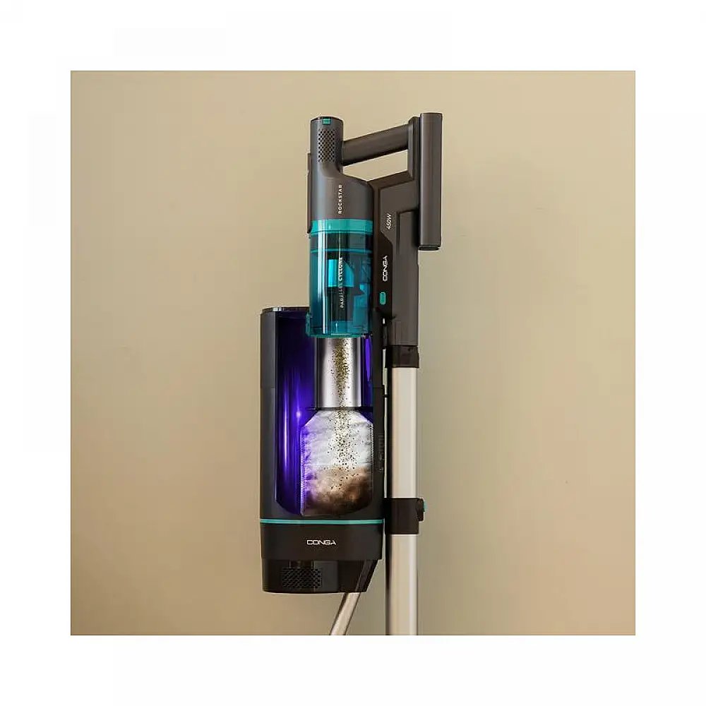 Ηλεκτρική Σκούπα 3 σε 1 Χωρίς Σακούλα με Αυτοκαθαριζόμενη Βάση Cecotec Conga RockStar 10000 Nebula Station CEC-04943