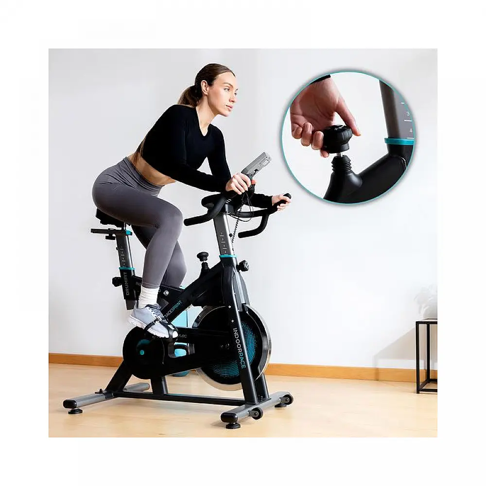 Ποδήλατο Γυμναστικής Cecotec Spinning DrumFit Indoor 24000 Race Sprint CEC-07245 Ποδήλατο Γυμναστικής Cecotec Spinning DrumFit Indoor 24000 Race Sprint CEC-07245
