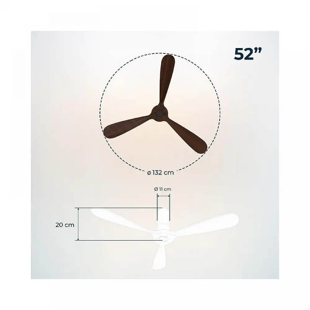 Ανεμιστήρας Οροφής με Wi-Fi Cecotec Energy Silence Aero 5500 Black Connected CEC-08241