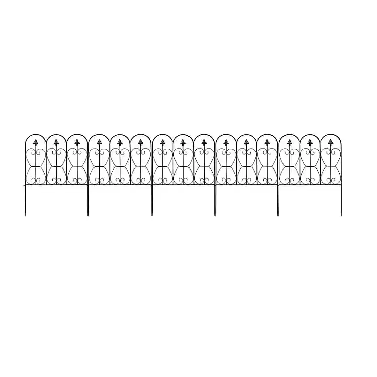 Μεταλλικός Φράχτης Κήπου 63 x 80 cm Costway OP3643