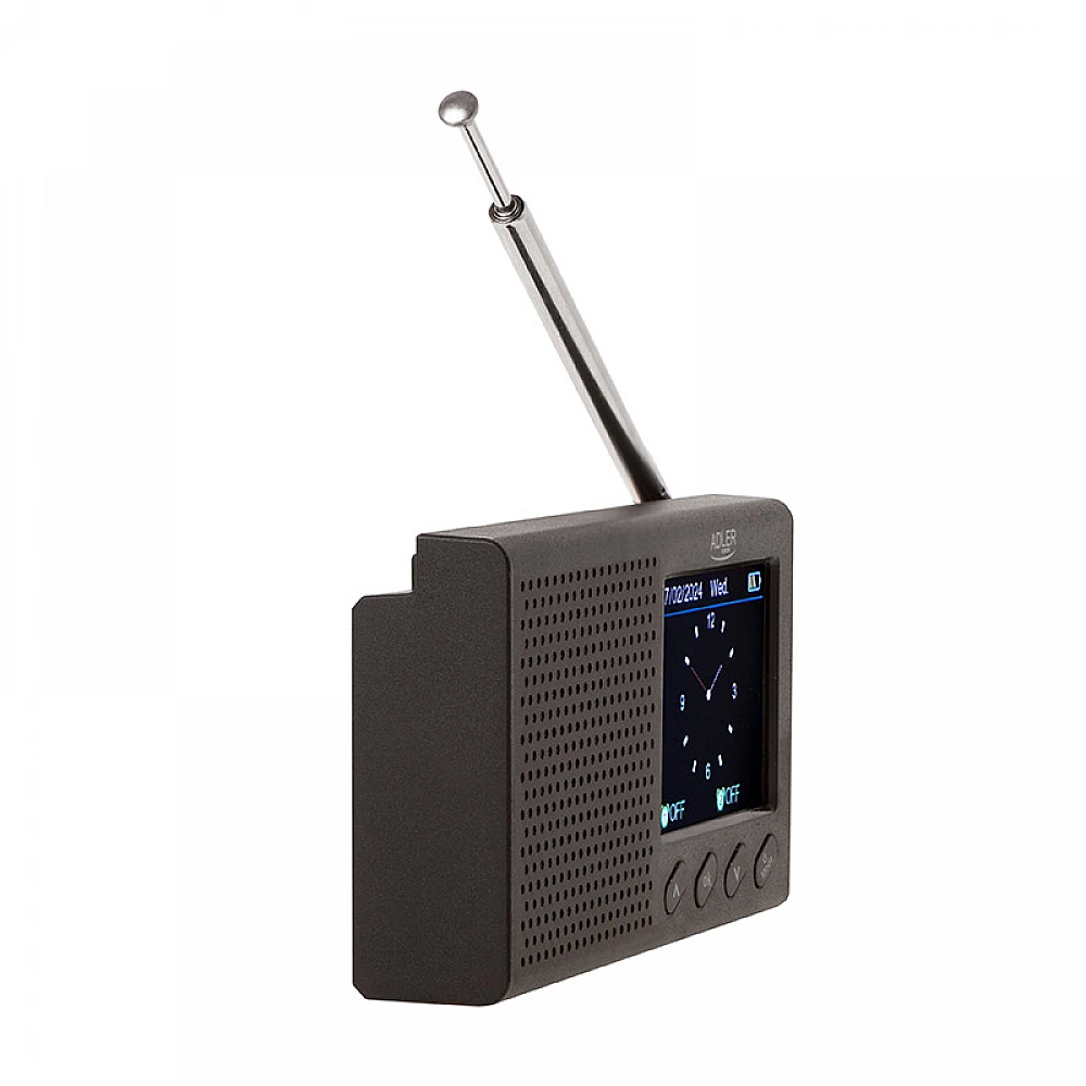 Φορητό Ραδιόφωνο με Bluetooth και Έγχρωμη Οθόνη LCD Adler AD-1198 Φορητό Ραδιόφωνο με Bluetooth και Έγχρωμη Οθόνη LCD Adler AD-1198