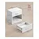 Ξύλινο Κομοδίνο με 1 Συρτάρι και 1 Ράφι 28 x 39 x 41 cm VASAGLE LET619T14