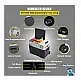Ηλεκτρικό Φορητό Ψυγείο με 2 Ρόδες 40 Lt 60W 12/24V VEVOR BX-YSSCZBXSH-XC40V2