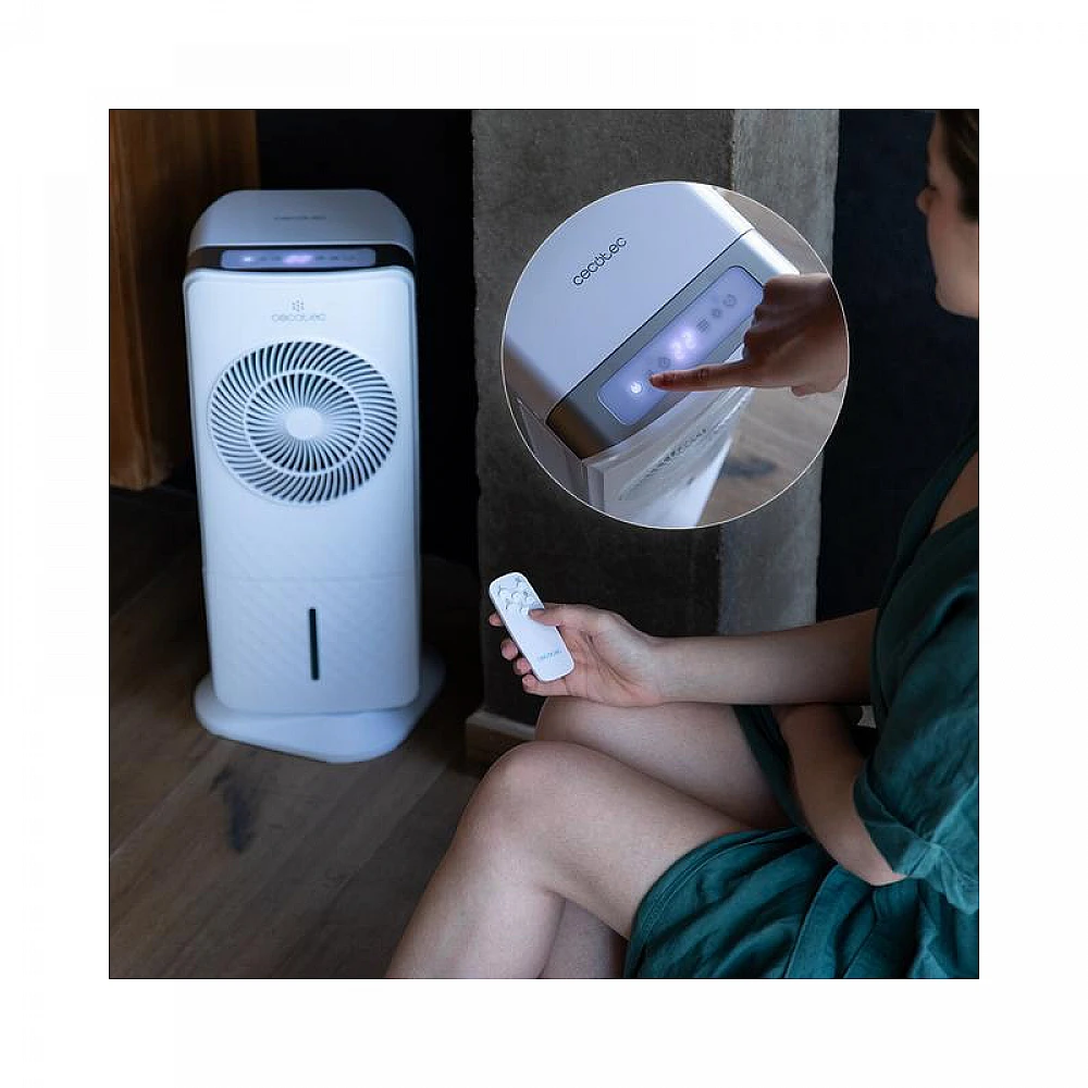 Φορητό Κλιματιστικό Air Cooler 65 W με Τηλεχειριστήριο Cecotec Energy Silence 3500 Cool Compact Smart CEC-08304 Φορητό Κλιματιστικό Air Cooler 65 W με Τηλεχειριστήριο Cecotec Energy Silence 3500 Cool Compact Smart CEC-08304