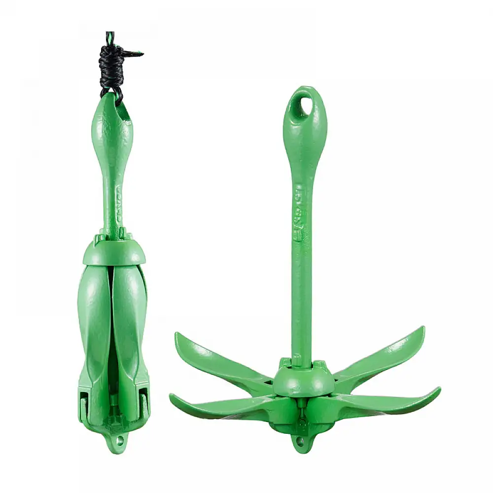 Πτυσσόμενη Άγκυρα για Κανό Καγιάκ από Χυτοσίδηρο 1.5 Kg με Σχοινί και Σημαδούρα VEVOR PHTMYJTPSG35NCT7KV0