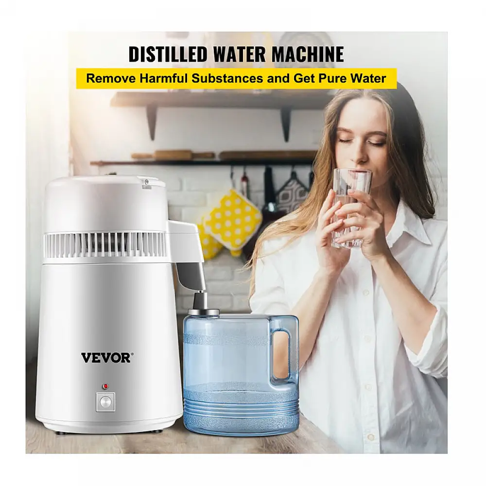 Αποστακτήρας Νερού 1.3 Lt/H με Δοχείο 4 Lt 750 W VEVOR HR-1ZLSJ000000001V2