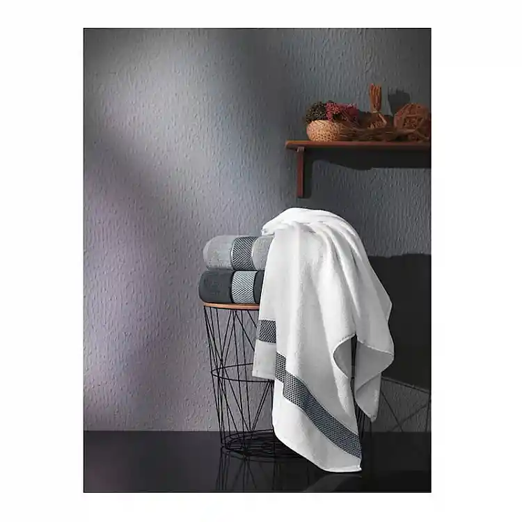 Πετσέτα Μπάνιου 100% Βαμβάκι 70 x 140 cm Arten Silver Guy Laroche 1122090124014