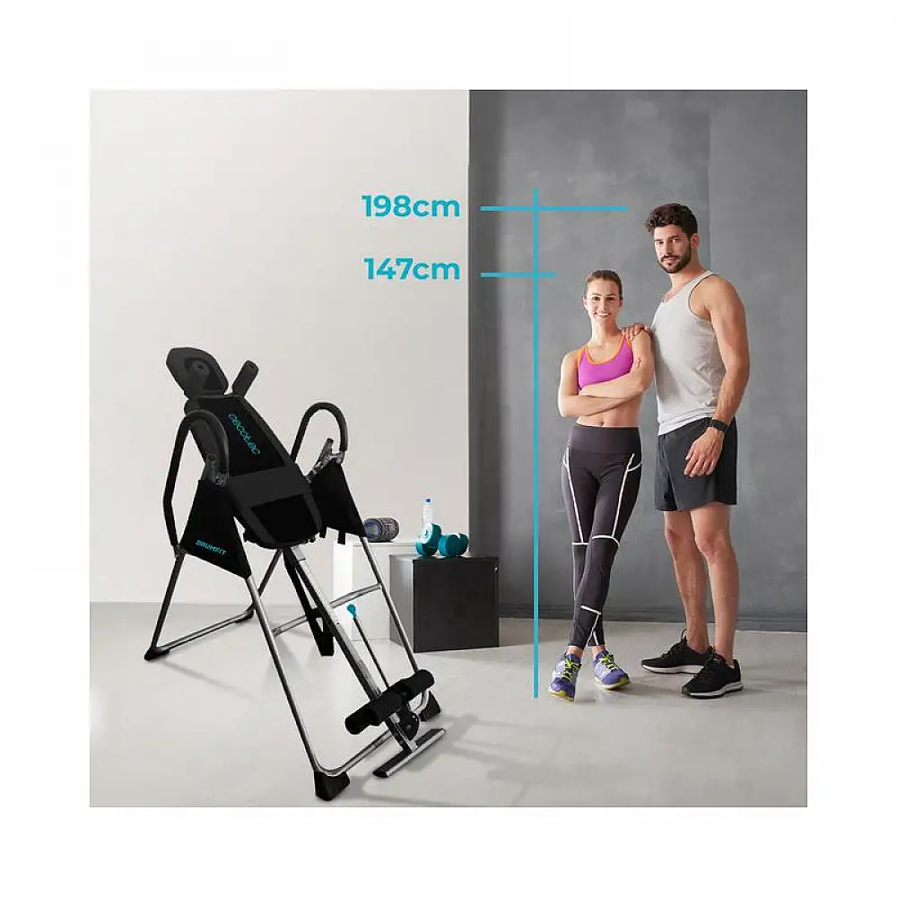 Πάγκος Αναστροφής με Πλάτη - Πολυόργανο DrumFit Inversion 1800 Cecotec CEC-07193