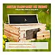 Ξύλινος Όροφος Κυψέλης με 10 Πλαίσια 503 x 414 x 245 mm VEVOR CTFXSMSHX1109SC61V0 Ξύλινος Όροφος Κυψέλης με 10 Πλαίσια 503 x 414 x 245 mm VEVOR CTFXSMSHX1109SC61V0