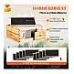 Ξύλινος Όροφος Κυψέλης με 10 Πλαίσια 503 x 414 x 245 mm VEVOR CTFXSMSHX1109SC61V0 Ξύλινος Όροφος Κυψέλης με 10 Πλαίσια 503 x 414 x 245 mm VEVOR CTFXSMSHX1109SC61V0