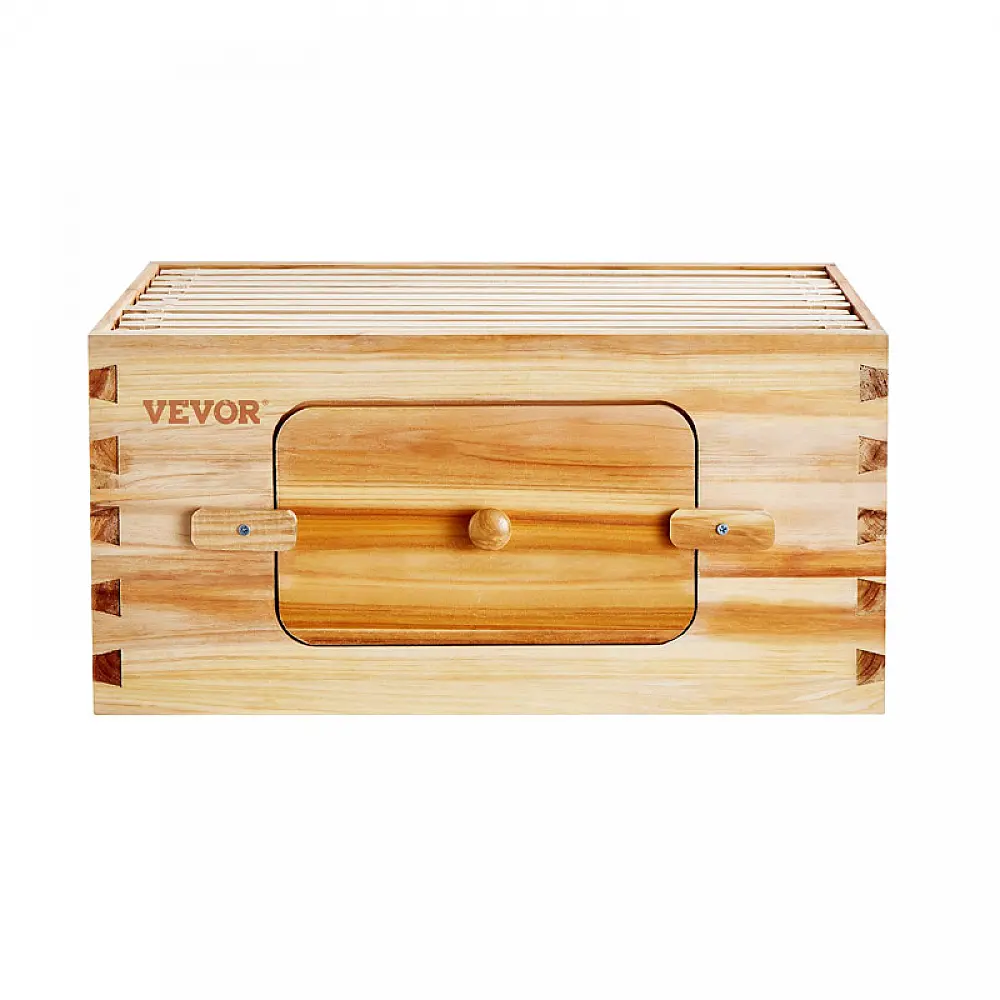 Ξύλινος Όροφος Κυψέλης με 10 Πλαίσια 503 x 414 x 245 mm VEVOR CTFXSMSHX1109SC61V0 Ξύλινος Όροφος Κυψέλης με 10 Πλαίσια 503 x 414 x 245 mm VEVOR CTFXSMSHX1109SC61V0