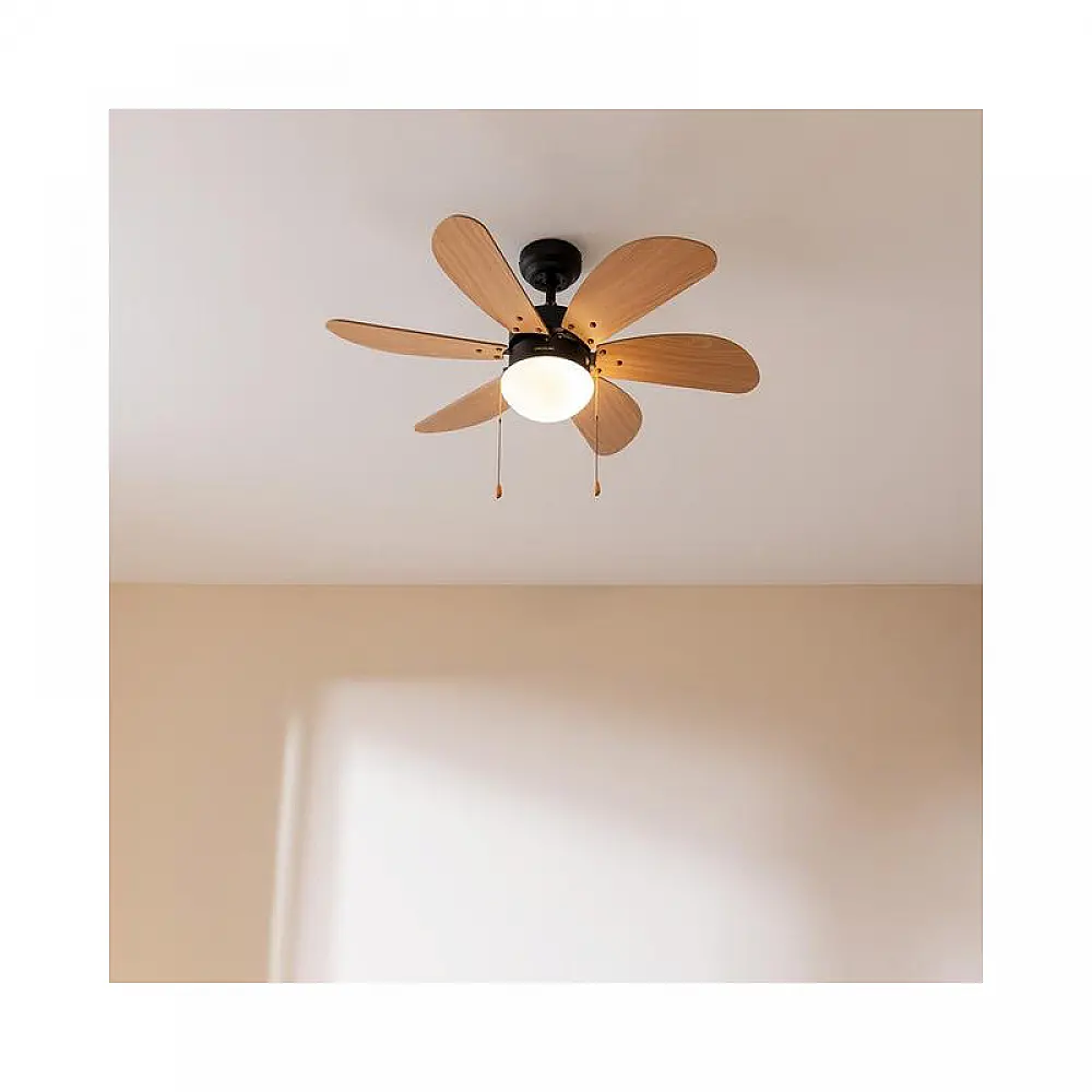 Ανεμιστήρας Οροφής με Φως 50 W EnergySilence Aero 360 Black&Wood Cecotec CEC-08368 Ανεμιστήρας Οροφής με Φως 50 W EnergySilence Aero 360 Black&Wood Cecotec CEC-08368