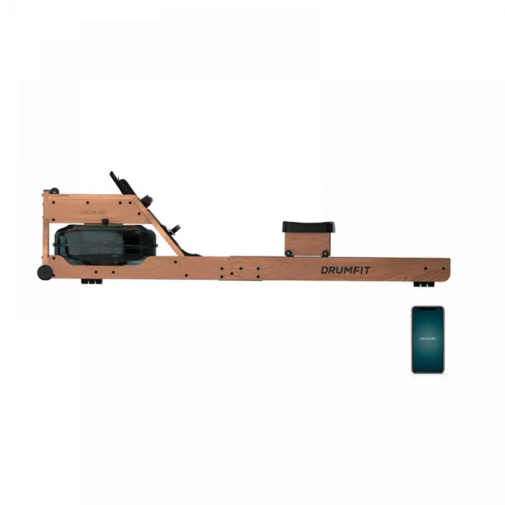 Ξύλινη Κωπηλατική Νερού 13 Lt 135 Kg Cecotec DrumFit Rower 20000 Neptuno Wood CEC-07226