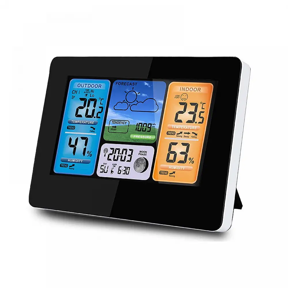 Ασύρματος Μετεωρολογικός Σταθμός με Οθόνη LCD Berdsen BD-902