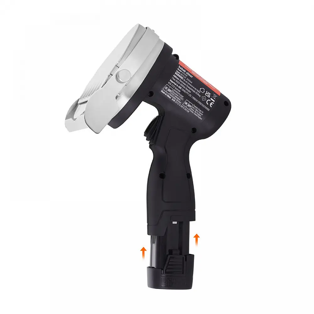 Ασύρματο Μαχαίρι Κοπής Γύρου 100 mm 16.8V 2000 mA με 2 Λεπίδες VEVOR TEQKRD80WWDDETO85V2