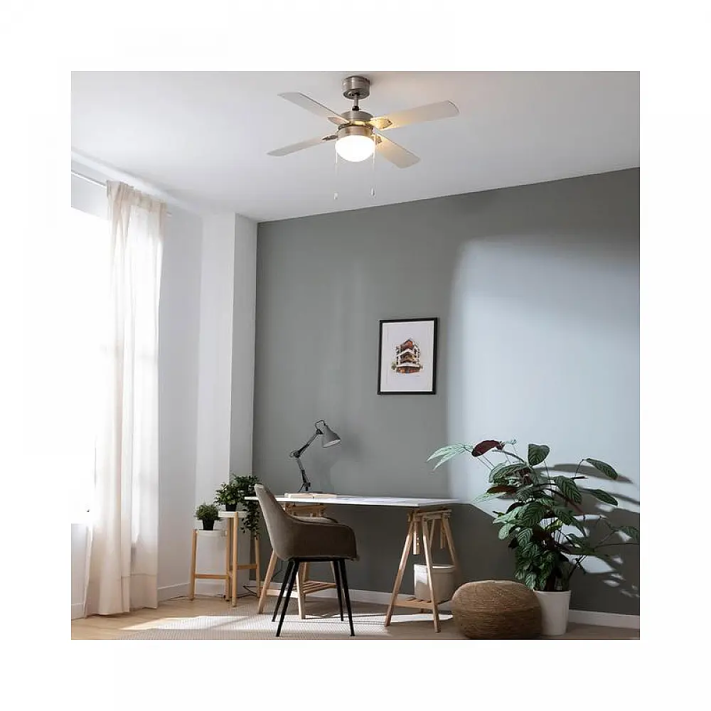 Ανεμιστήρας Οροφής με Φως 50 W EnergySilence Aero 450 IronWhite Cecotec CEC-08459 Ανεμιστήρας Οροφής με Φως 50 W EnergySilence Aero 450 IronWhite Cecotec CEC-08459