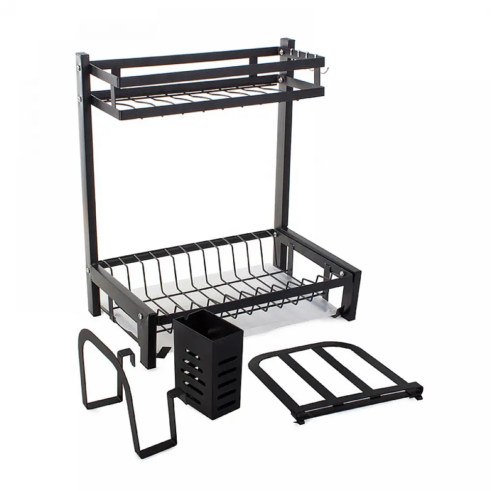 Διώροφη Μεταλλική Πιατοθήκη Στεγνωτήριο 35.5 x 22.5 x 40 cm Verk Group 5907451339466