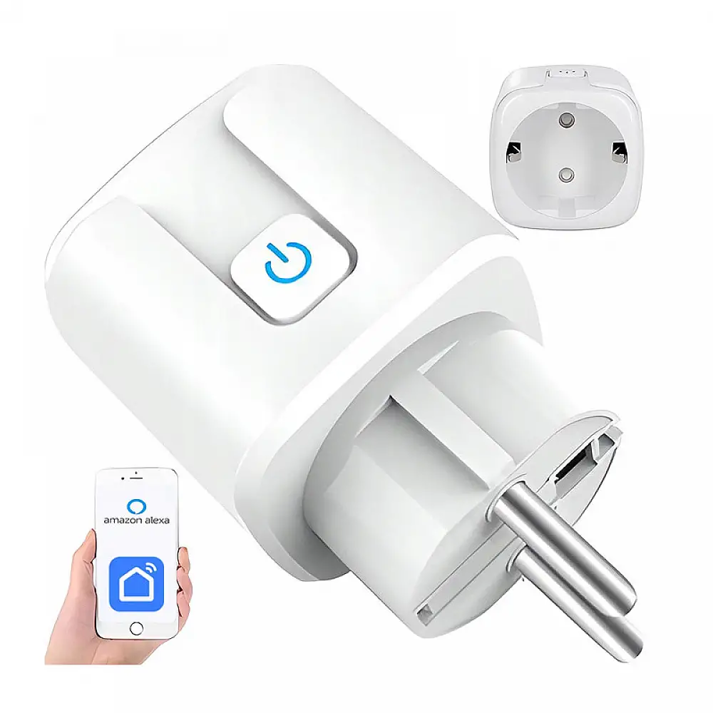 Μονή Εξωτερική Smart Πρίζα Ρεύματος WiFi 3680 W Verk Group 5907451341858