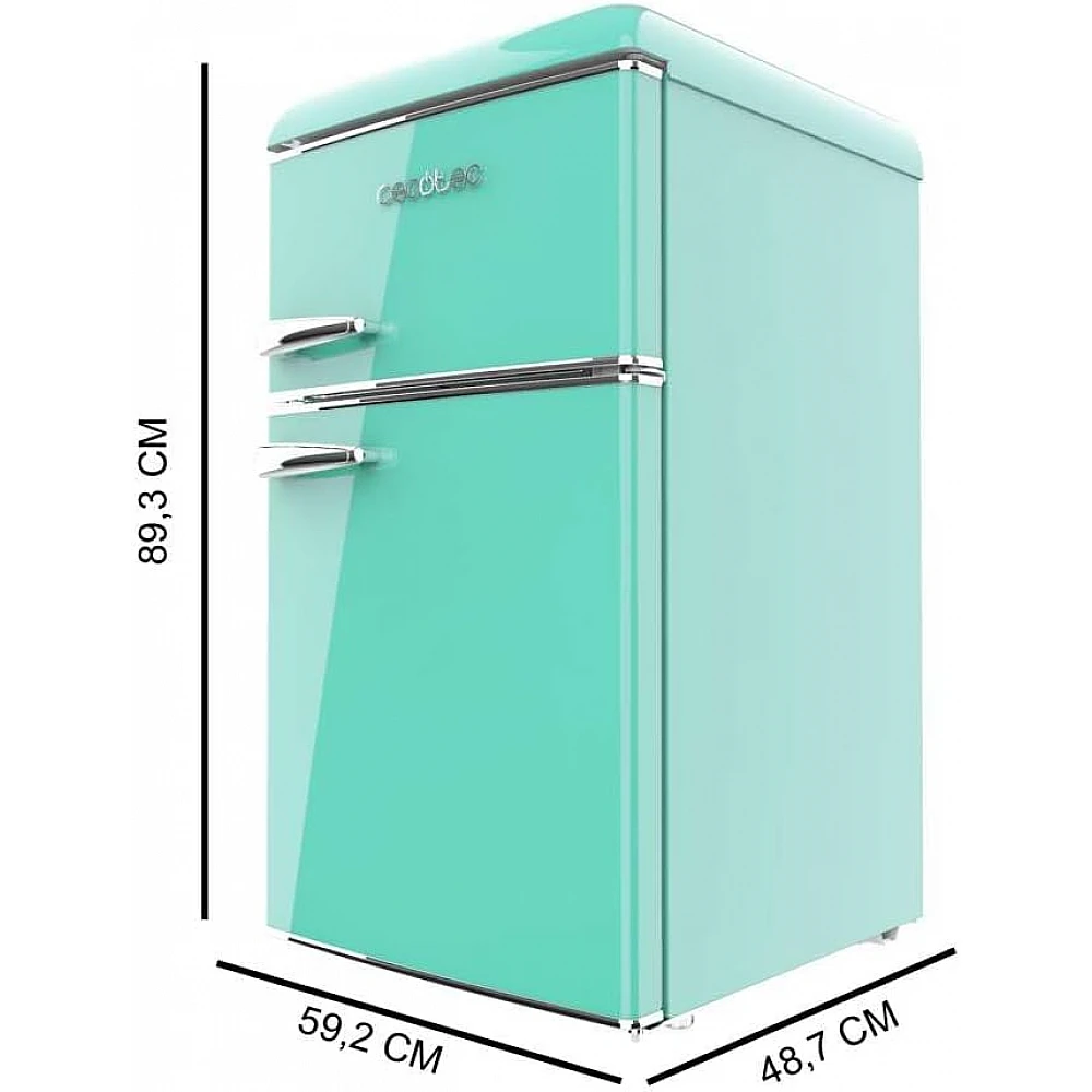 Ηλεκτρικό Mini Ψυγείο 86L  Bolero CoolMarket 2D Origin Χρώματος Πράσινο  CECOTEC  CEC-01899