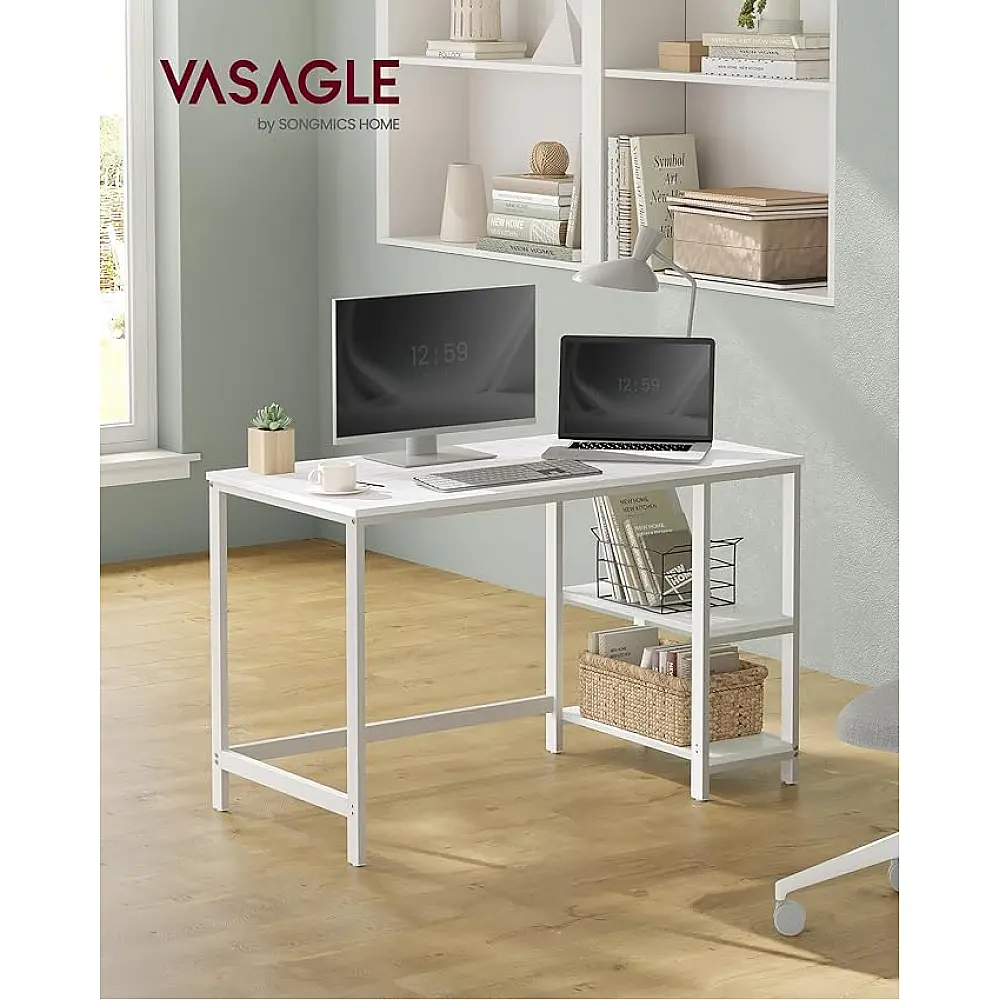 Γραφείο Υπολογιστή με 2 Ράφια VASAGLE LWD047W44 -