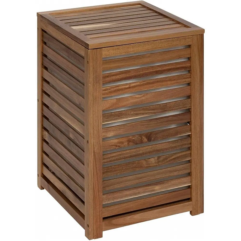 5Five Simply Smart Καλάθι για άπλυτα "Blackacia" 65l από Ακάκια 40,3x40,3x60 εκ 204901 5Five Simply Smart Καλάθι για άπλυτα "Blackacia" 65l από Ακάκια 40,3x40,3x60 εκ 204901