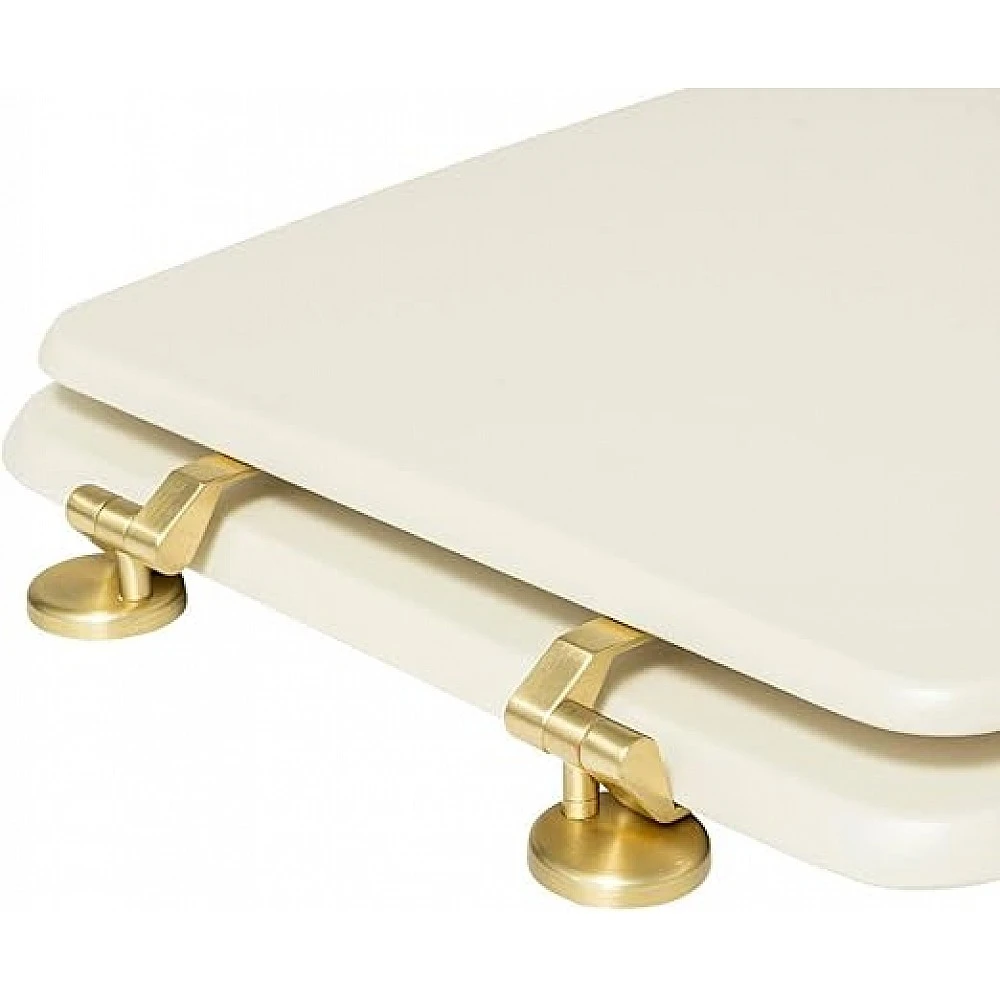 Ξύλινο Καπάκι Τουαλέτας  "Duo" 36 x 47,2 x 4,5cm  Ivory White  200165A 5Five Simply Smart