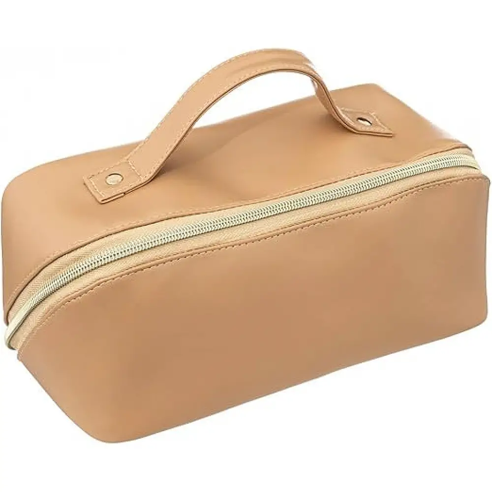 5Five Simply Smart  Τσαντάκι Καλλυντικών με Εφέ Δέρματος σε Μπεζ Χρώμα  174961