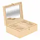 Atmosphera  Ξύλινη Μπιζουτίερα Κοσμηματοθήκη "Hanifa" με Καθρέφτη
Μπεζ,  204032