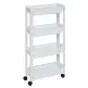 5Five Simply Smart Επεκτάσιμη ραφιέρα 4 επιπέδων 37,5 x 15 x78,5 εκ., Λευκή 189991B 5Five Simply Smart Επεκτάσιμη ραφιέρα 4 επιπέδων 37,5 x 15 x78,5 εκ., Λευκή 189991B