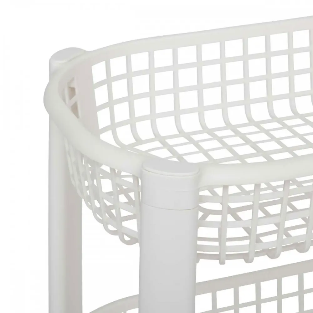 5Five Simply Smart Ραφιέρα με καλάθια 4 επιπέδων 46,5 x 25,5 x 79 εκ, Λευκό 189990B 5Five Simply Smart Ραφιέρα με καλάθια 4 επιπέδων 46,5 x 25,5 x 79 εκ, Λευκό 189990B