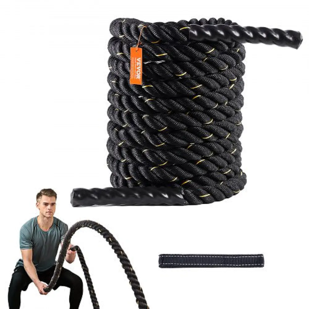 Σχοινί Μάχης VEVOR 1.5" 30Ft για Γυμναστική και Προπόνηση Δύναμης  ZS30FT15INBD10EBHV0