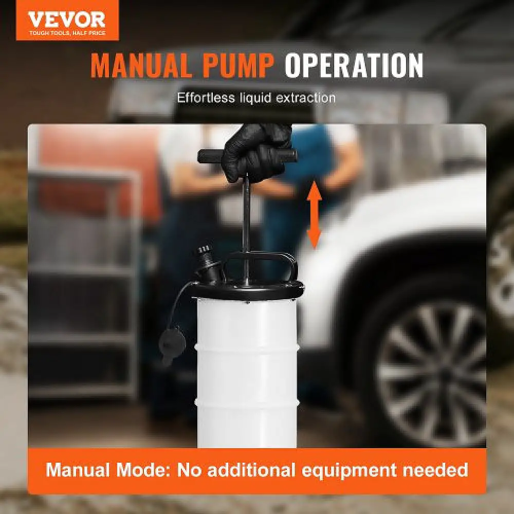 VEVOR Εξολκέας Υγρών 6.5L, Χειροκίνητη Αντλία Αλλαγής Λαδιού για Αυτοκίνητα  SDCYQ7LSD6128GIHSV0