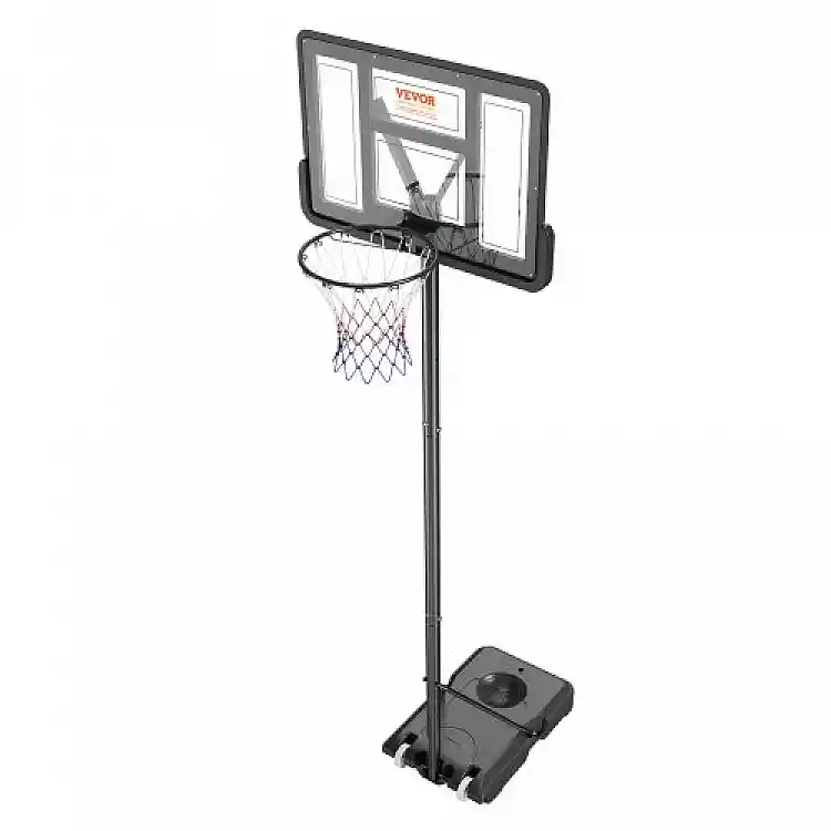 Ρυθμιζόμενη Μπασκέτα VEVOR 4-10 ft με Βάση και Ρόδες, 44" για Εξωτερικό/Εσωτερικό Χώρο  LQK44CKWDJ00OBGUSV0