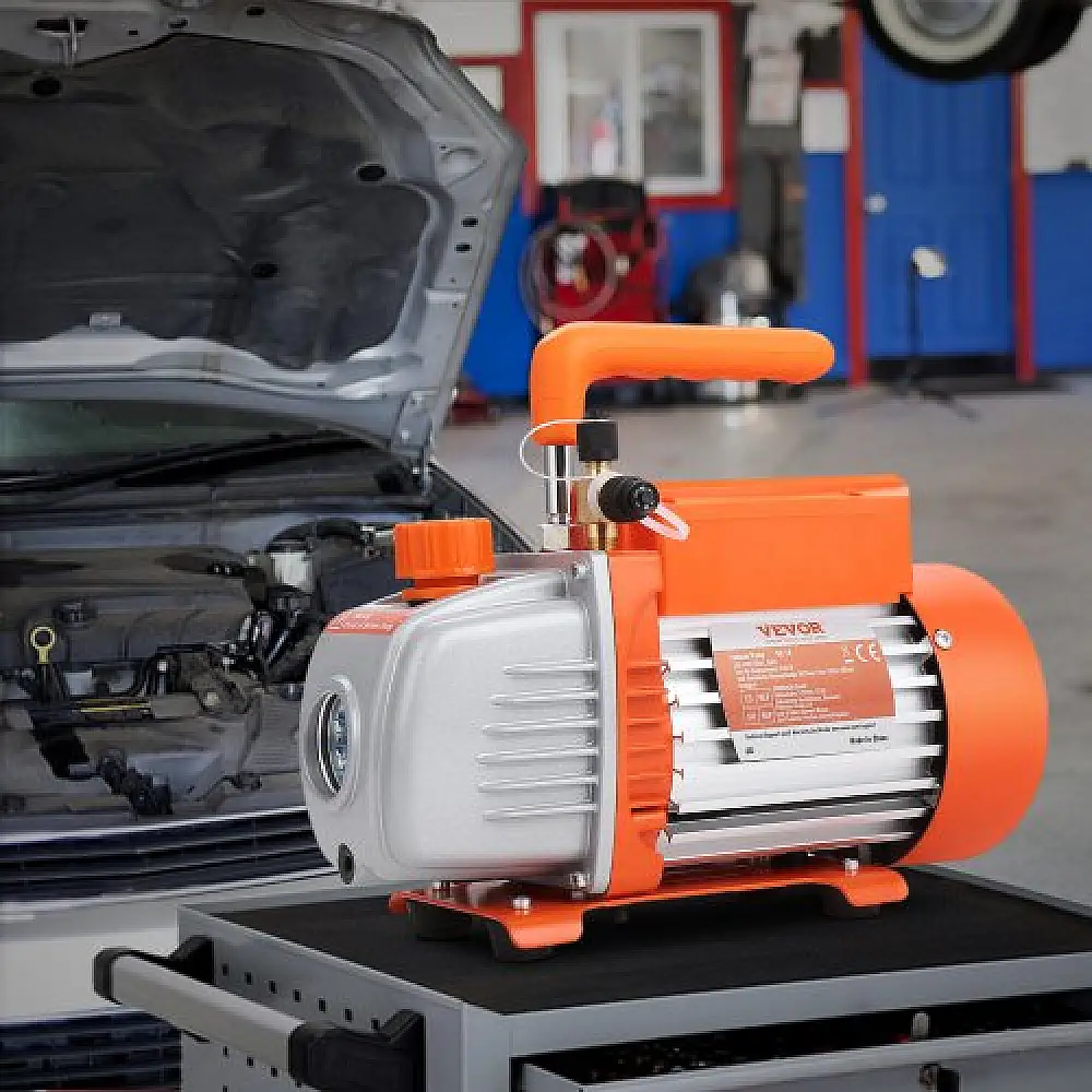 Αντλία Κενού VEVOR 1/5 HP, 3.5 CFM, 220-240V για HVAC & Ψύξη  KDZKBLJ150WA1NDONV2