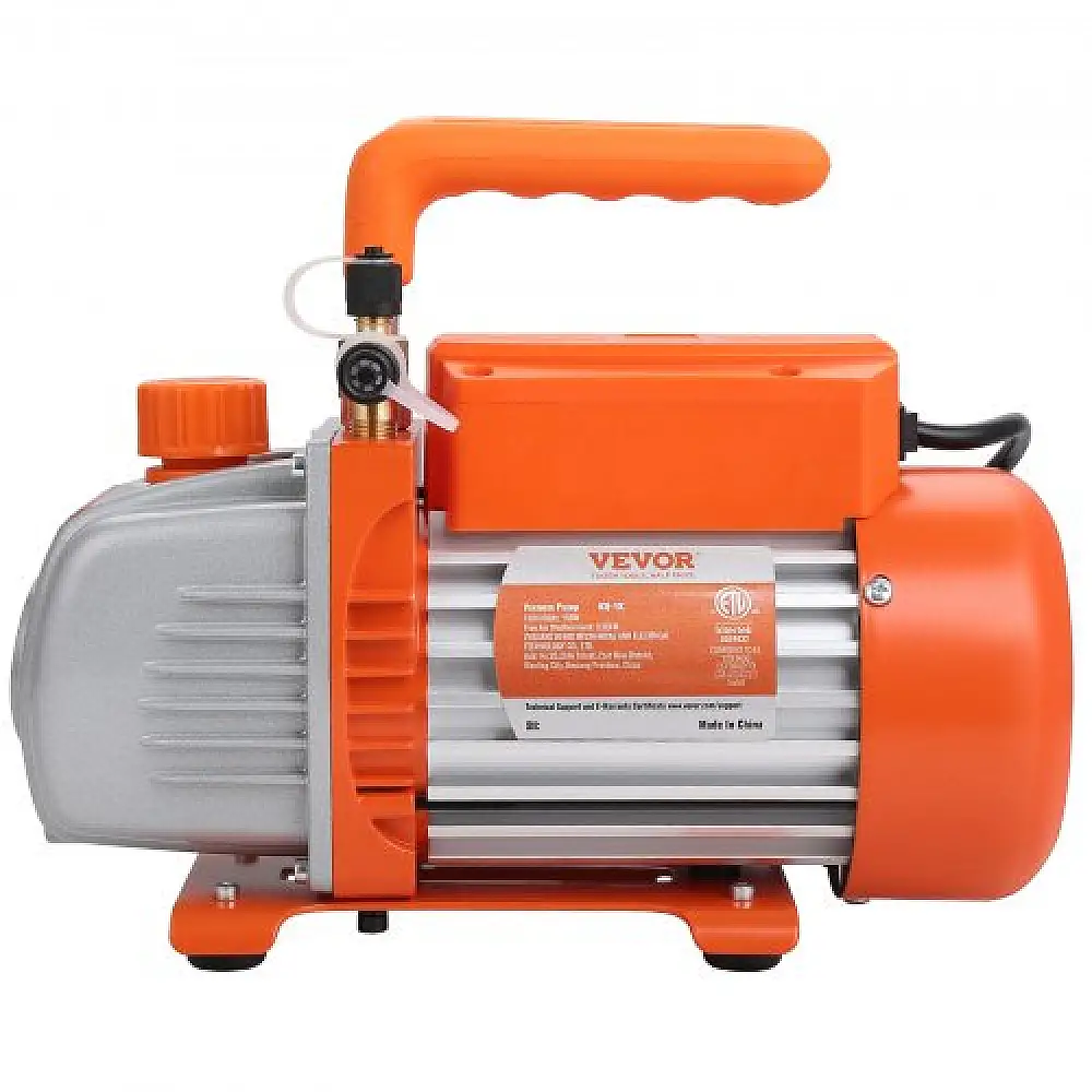 Αντλία Κενού VEVOR 1/5 HP, 3.5 CFM, 220-240V για HVAC & Ψύξη  KDZKBLJ150WA1NDONV2