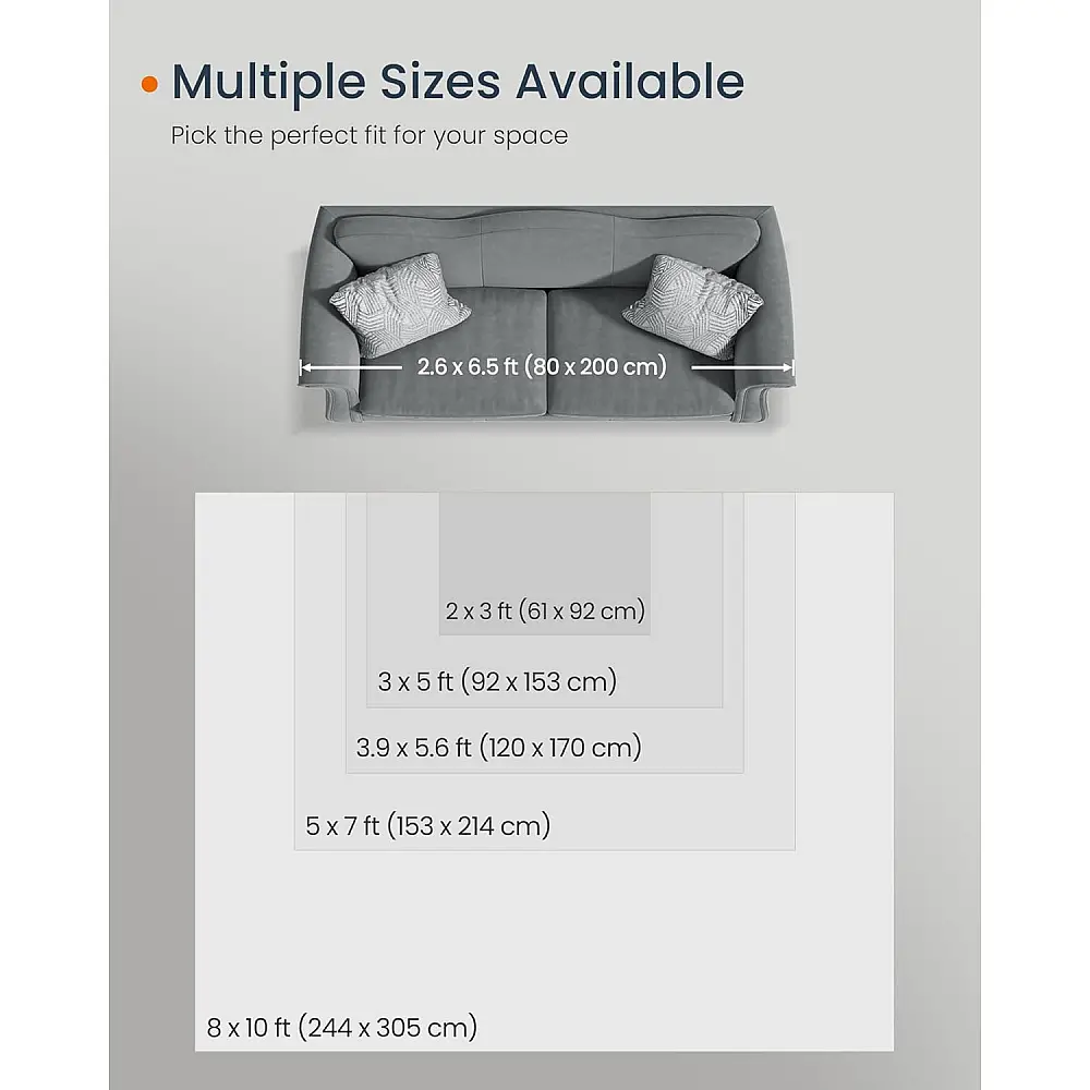 SONGMICS HOME Χαλί 60x90 εκ., Αντιολισθητικό, Πλενόμενο, Παραδοσιακό Vintage Στυλ  SONGMICS HOME Χαλί 60x90 εκ., Αντιολισθητικό, Πλενόμενο, Παραδοσιακό Vintage Στυλ 