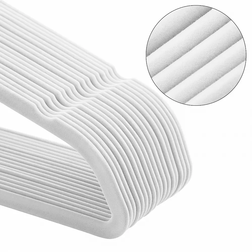 SONGMICS Σετ 30 τμχ Κρεμάστρες Premium Velvet - Ροζ Χρυσό, 0.6 cm, 43.5 cm - CRF021W01 