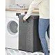 SONGMICS Καλάθι Απλύτων 142L Διπλού Διαμερίσματος 63 x 33 x 53 cm Σκούρο Γκρι, LCB002G02 