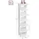 VASAGLE Zapatero Vertical 7 Niveles, Blanco 