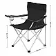 SONGMICS Σετ 2 τμχ Πτυσσόμενες Καρέκλες Camping 64 x 60 x 100 cm με Μπράτσα και Θήκη για Ποτήρι, Μέγιστο Βάρος 120 κιλά, Μπλε GCB02BU 