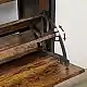 VASAGLE Ντουλάπι Παπουτσιών σε Vintage Καφέ/Μαύρο, 98.3 x 30 x 95 εκ. LBS803B01